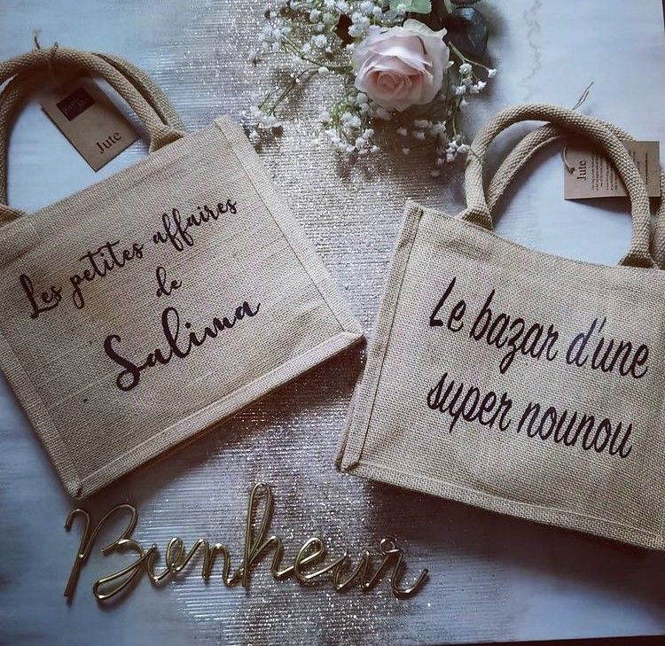 Petit sac en online jute